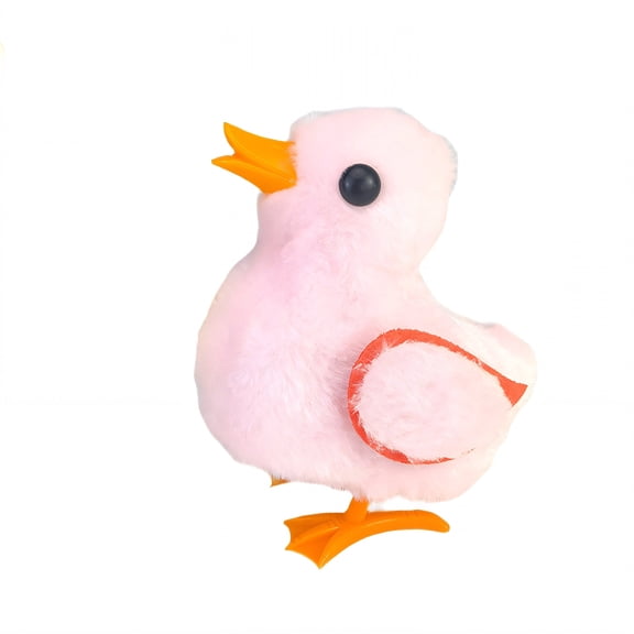 BESTSKY Electronic Plush Duck Toy with Remote Control Leash, Interactive Walking Animal for Kids, Lifelike Performer for Home Entertainment and Birthday Gifts, Pink