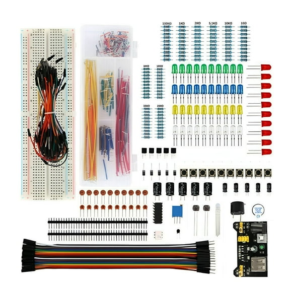 BESTSKY Electronics DIY Electronic Starter Kit Complete Project Set 830 hole Breadboard