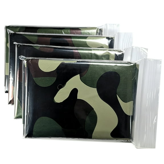 BESTSKY Emergency Mylar Thermal Blankets Waterproof Windproof Sunshade Space Blanket Survival Kit Camping Blanket. Perfect for Outdoors, Hiking, Survival, Bug Out (1pc)