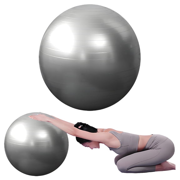 BESTSKY Exercise Ball,21.65in Yoga Ball For Pregnancy,Safety And Explosion-Proof Stability Ball,Gray