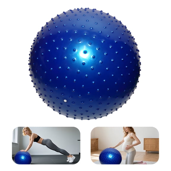 BESTSKY Exercise Ball,25.59in Workout Ball,Anti-Slip Balance Ball,Blue