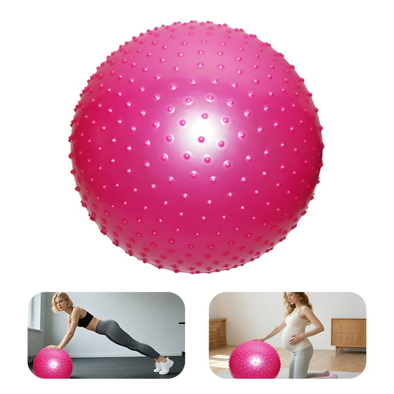BESTSKY Exercise Ball,25.59in Yoga Ball For Pregnancy,Anti-Slip Balance Ball,Pink