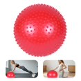thumbnail image 1 of BESTSKY Exercise Ball,29.53in Balance Ball,Anti-Slip Workout Ball,Red, 1 of 7