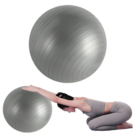 BESTSKY Exercise Ball,29.53in Pregnancy Ball,Anti-Slip Birth Ball,Gray