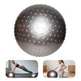 thumbnail image 1 of BESTSKY Exercise Ball,33.46in Workout Ball,Anti-Slip Birth Ball,Gray, 1 of 7