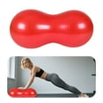 thumbnail image 1 of BESTSKY Exercise Ball,35.4"*17.7"*17.7" Balance Ball,Thickened Explosion-Proof Pilates Ball,Red, 1 of 7
