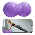 thumbnail image 1 of BESTSKY Exercise Ball,35.4"*17.7"*17.7" Pregnancy Ball,Anti-Slip Balance Ball,Purple, 1 of 7