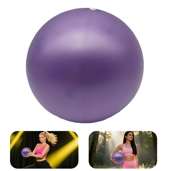 BESTSKY Exercise Ball,5.91in Stability Ball,Anti-Slip Balance Ball,Purple