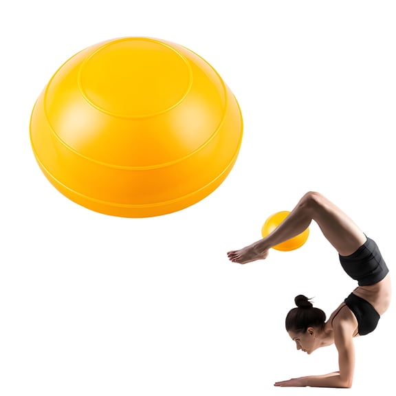 BESTSKY Exercise Ball,6.3"*6.3"*3.15" Stability Ball,Anti-Slip Texture Yoga Ball,Yellow