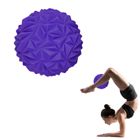 BESTSKY Exercise Ball,6.3*6.3*3.15in Yoga Ball,Anti-Slip Birthing Ball,Purple