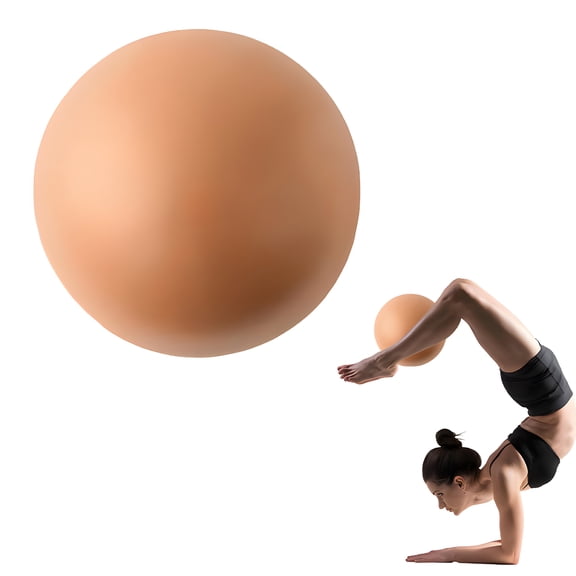 BESTSKY Exercise Ball,9.84in Birthing Ball For Pregnancy,Anti-Slip Balance Ball,Brown