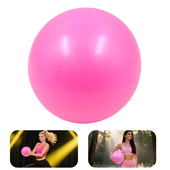 BESTSKY Exercise Ball,9.84in Stability Ball,Anti-Slip Yoga Ball,Pink
