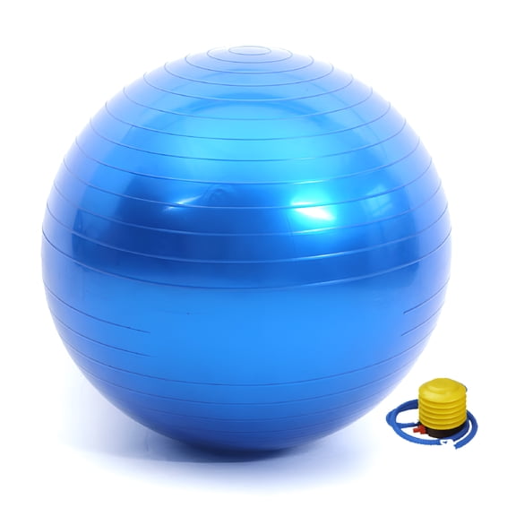 BESTSKY Exercise Ball  Stability Ball for Home,Yoga,Gym Ball,Physio Ball,Swiss Ball,Physical Therapy-Blue-55Cm