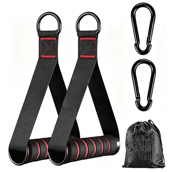 BESTSKY Exercise Handles, Replacement Cable Machine Attachments for Home Gym Equipment, Pulley System, Pilates, Resistance Bands, Strength Trainer, Heavy Duty Working Out Handles