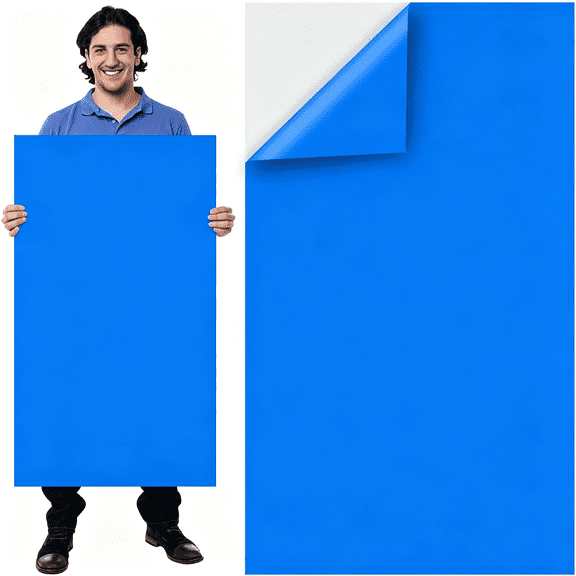 BESTSKY Extra Large Pool Patch Repair Kit,4Ft X 2.8Ft Heavy Duty Vinyl Pool Liner Patch for Above Ground Pools Underwater Self-Adhesive Inflatable Floats Bounce Houses Tents Air Mattress Blue
