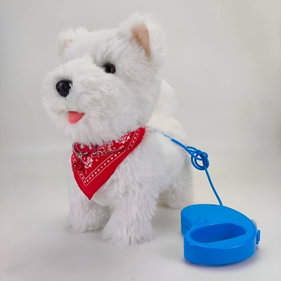 BESTSKY Extra large Lifelike Robot Dog Toy Interactive Robot with Touch Sensing, Voice Mimicry, Licking Motion, Soft Fur, USB charging | Perfect for Kids (1PCS)