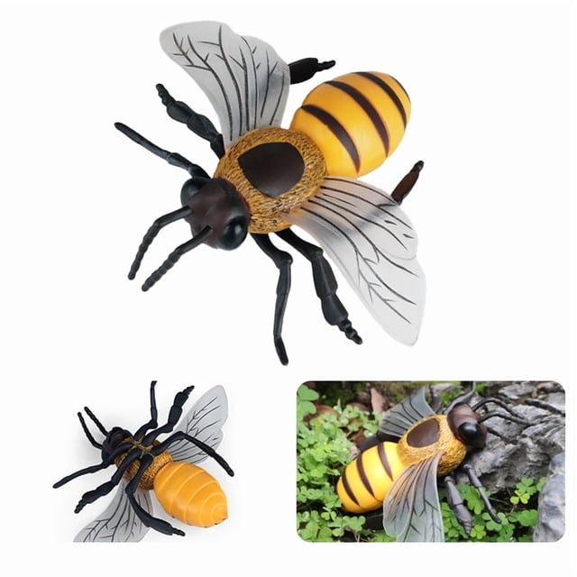 Fake Bee Insect BESTSKY Fake Bugs,Simulated Bee Ornament Plastic Bugs,Educational Use ...