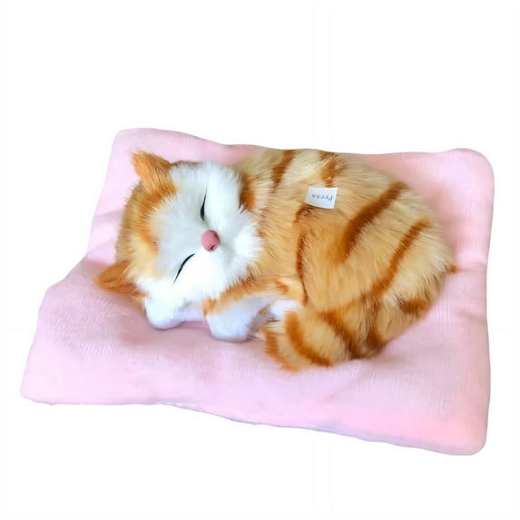 BESTSKY Fake Cats,Car Ornament Simulated Cat,Car Decoration Sleeping Cat,Color4