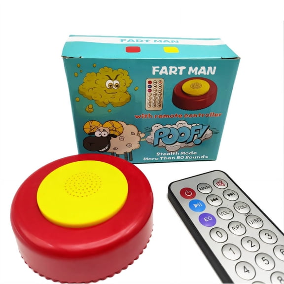 BESTSKY Fart Blaster Compact for Concealment Fart Machine Loud Sound Gag Gifts Funny Red