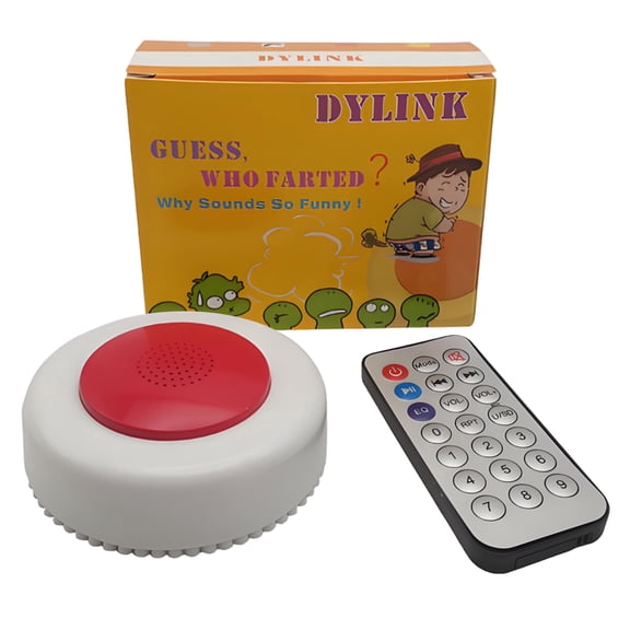 BESTSKY Fart Machine with Remote,Portable Novelty Fart Machine,Long-Distance Noise Makers,Realistic Sounds Odorless Gag Gifts for Women,White