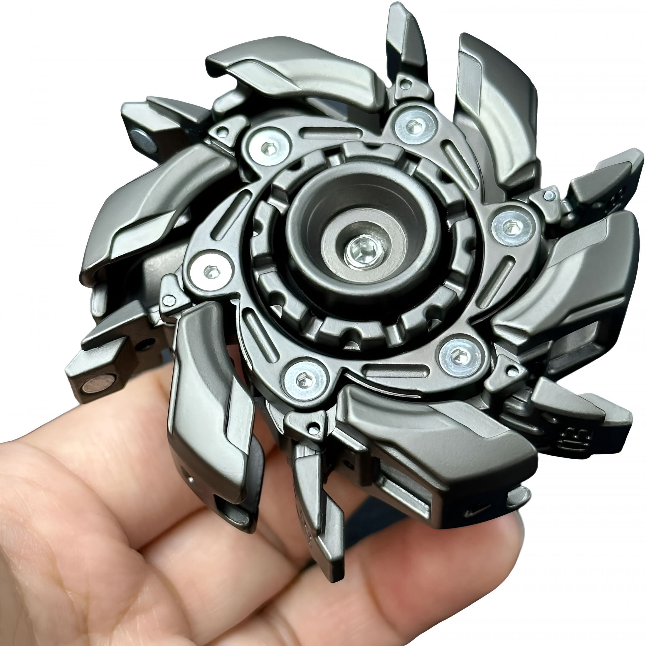 BESTSKY Fidget Sliders Open Armor Spinning Top Fidget Toys Stress Relief for Adults Magnetic Metal