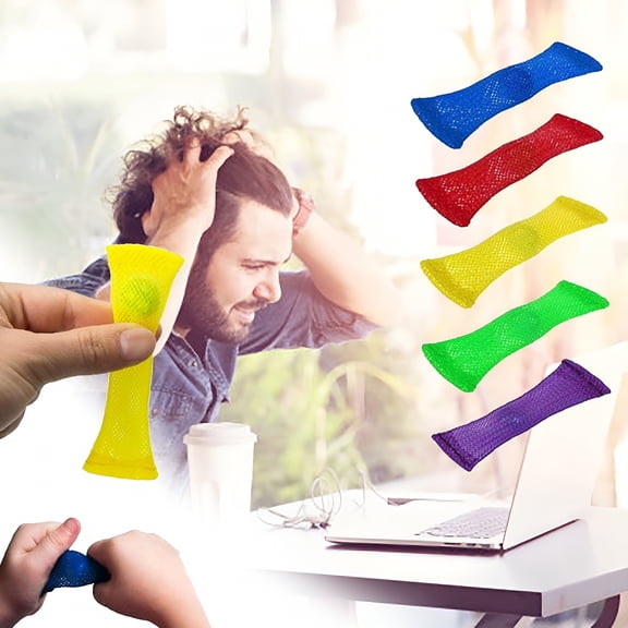 BESTSKY Fidget Toys Pack of 5Stress Relief Marble Fidget Set,Focus&Concentration Enhancer,Soothing Sensory Tool for Adults and Young Adults,Adhd,Ocd,Anxiety,Occupational Therapy