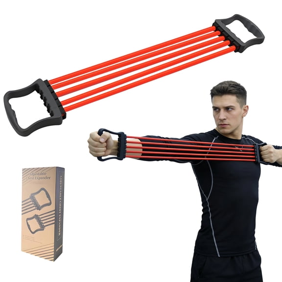 BESTSKY Figure 8 Resistance Band,Chest Strength Resistance Bands for Working Out,Thicker Back Shoulder Arm Workout Equipment,Stretching Strap for Yoga,Pilates,Home Workout