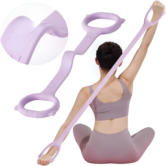 BESTSKY Figure 8 Workout Resistance Band 20lb Elasticity, Thicker Durable Arm Back Shoulder Exercise Elastic Rope, Used As Yoga Straps Pilates Flexbands, Workout Chest Stretch Bands