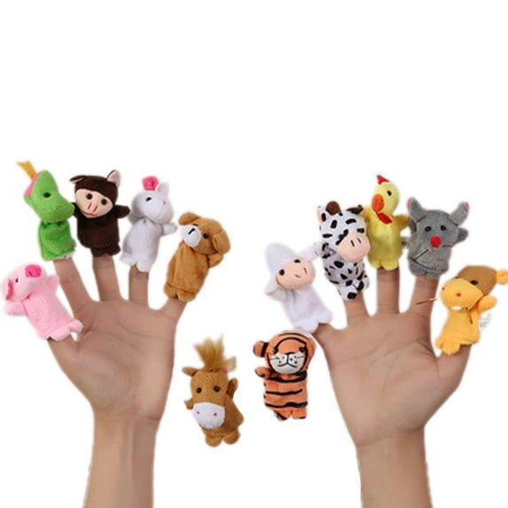 BESTSKY Finger Puppets,Colorful Hand Puppet Puppet,Engaging Activity Expressive Fun Hand Puppets,Style4