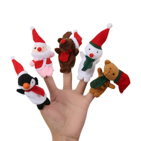 BESTSKY Finger Puppets,Educational Toy Puppet,Comfortable Feel Fun Learning Hand Puppets,Style6