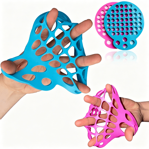 BESTSKY Finger Stretcher Hand Therapy Equipment (2-Pack) Finger Extension Exerciser for Grip Strength and Physical Therapy | Hand Exercise Web with Various Resistance Levels