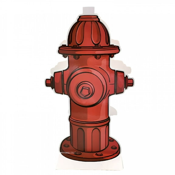 BESTSKY Fire Hydrant for Dogs to Pee On-Dog Fire Hydrant Pee Post for Potty Training-Red Powder-Coated Paint Finish Essential for Pets Red