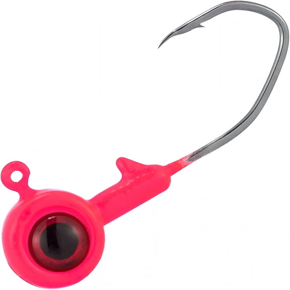 BESTSKY Fishing Jig Head 3D Eyes Freshwater Crappie Trout Panfish Hook Bass Fishing Lure 1/32Oz 1/16Oz 1/8Oz