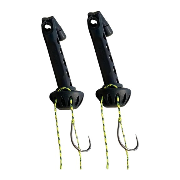 BESTSKY Fishing Magnetic Threader  Rare Earth Magnet Tippet Threader for Small Hooks, Magnetic fly threader & knot tying tool, Low Light & Poor Eyesight Friendly-2pcs