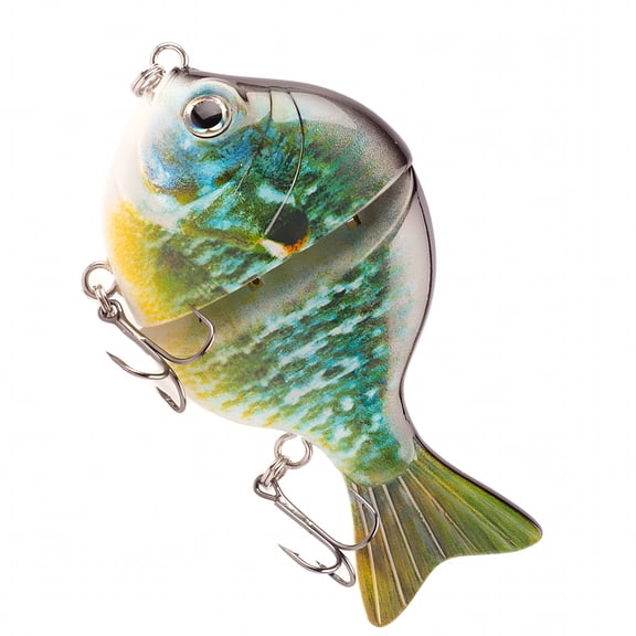 BESTSKY Fishing Minnow Fishing Lures Hard Plastic Two-section Jointed Fishing Lures 9cm 34.5g Sinking Bluegill Swimbait Glide Bait Crankbait Wobbler Bass Pike Tackle