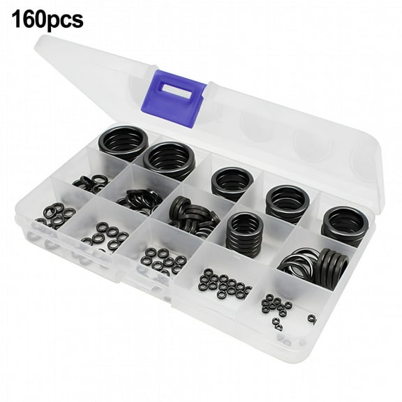 BESTSKY Fishing Rod Repair Kit 160 Ceramic Guide s DIY Rod Eye Replacement Set, 10 Sizes for All Rods, Black
