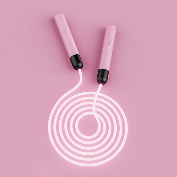 BESTSKY Fitness Adjustable Exercise Skipping Rope with LED Lights for Adults, Kids, and Beginners -