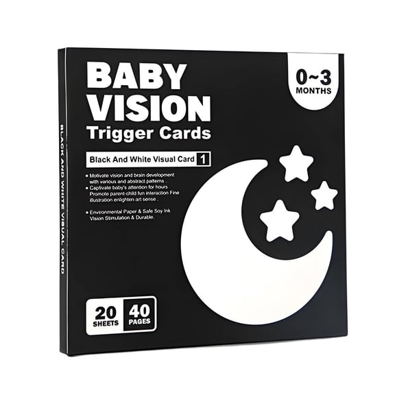 BESTSKY Flash Cards,Vision Toddler Flash Cards,Pattern Flash Cards for Toddlers 1-3