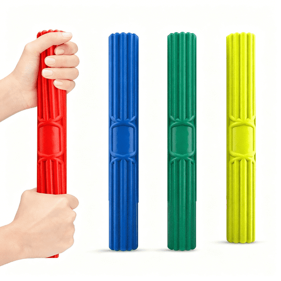 BESTSKY Flex Therapy Bar,Tennis Elbow Therapy Bar - Ideal for Relieve Tendonitis Pain & Improve Grip Strength,Fitness Resistance Bar for Golfers Elbow & Tendinitis,Twist Bar for Physical Therapy
