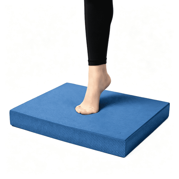 BESTSKY Foam Balance Pad, Extra-Wide 19 X 15.8 X 2.4 In, Non-Slip Tpe | High-Density Cushioning, Water-Resistant Surface, Physical Therapy, Stability and Core Strength Training, Yoga and Mobility