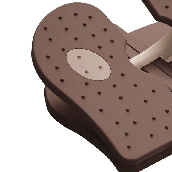 BESTSKY Foot Stepper Trainer Seated Exerciser Foldable Under Desk Pedal for Brown