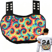 BESTSKY Football Back Plate Rear, Lower Back Protector, Hard Outer Shell | Football Fashion for Teenagers Adults Men Youth Players Training Practice Game Day Back Protection Outdoor Indoor
