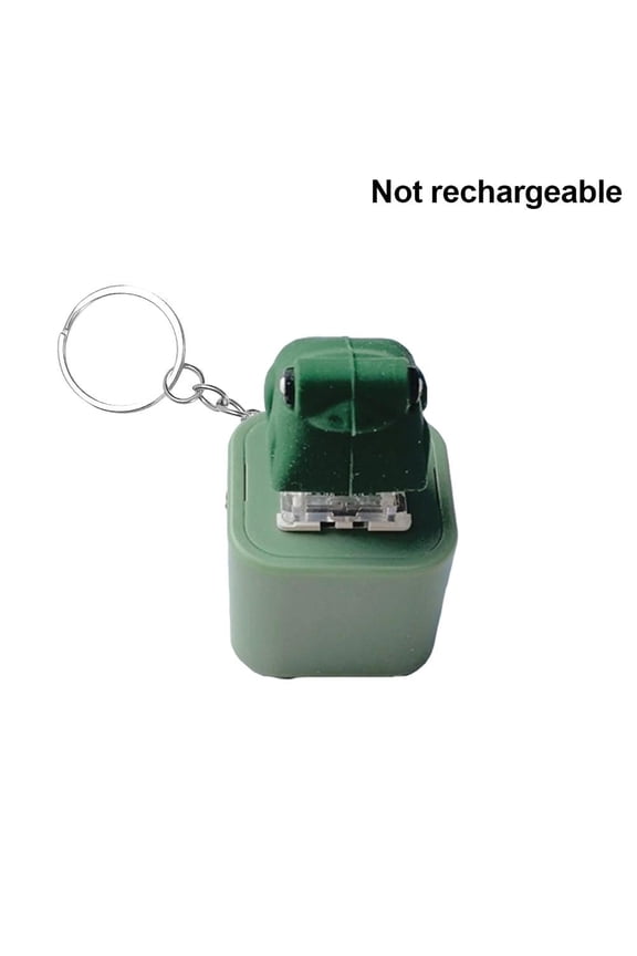 Frog Croaking Key Chain Rings Fidget Toy, Cute Frog Sound Button with Led Lights, Usb Rechargeable Keychain Clicker, Portable Noise Maker