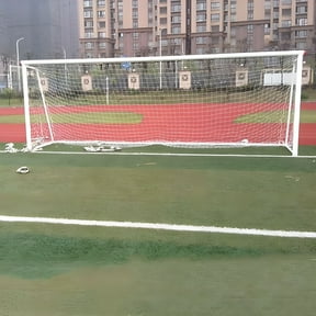 BESTSKY Full Size 24x8 Soccer Goal Net, Flat Back Replacement Netting for 11v11 Matches, Backyard Training