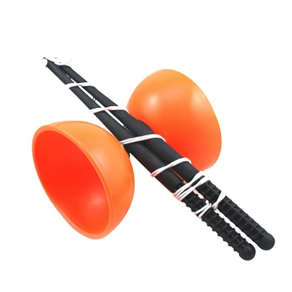 BESTSKY Funny Chinese YOYO 3 Bearing Clutch Diabolo Set Metal Sticks String Bag Toys