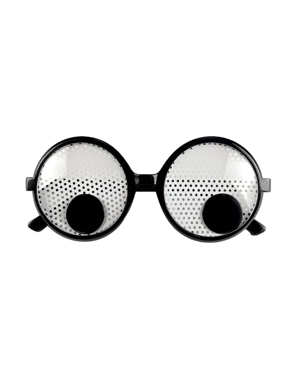 HBMYN Funny Party Googly Glasses 360 Movable Eyes Photo Booth for Kids Adults