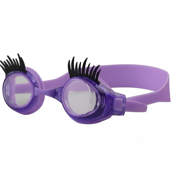 BESTSKY Girls Funny Eyelashes Swimming Goggles Anti Fog No Leak Non Slip Uv Protection Swimming Goggles