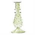 thumbnail image 1 of BESTSKY Glass Candle Holder,Table Decoration Taper Candle Holders,Candlelight Dinner Ornament Taper Candle Holders,Green, 1 of 6