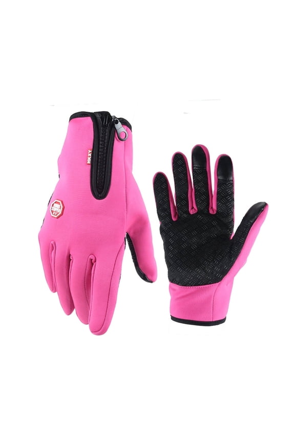 Gloves for Women Cold Weather Dry & Comfortable Build Gloves Winter Anti-Slip Performance Driving Gloves,Pink2