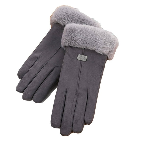 BESTSKY Gloves for Women Cold Weather Warmth & Comfort Blend Gloves Winter Anti-Pilling Advantage Hand Warmer Gloves,Gray3